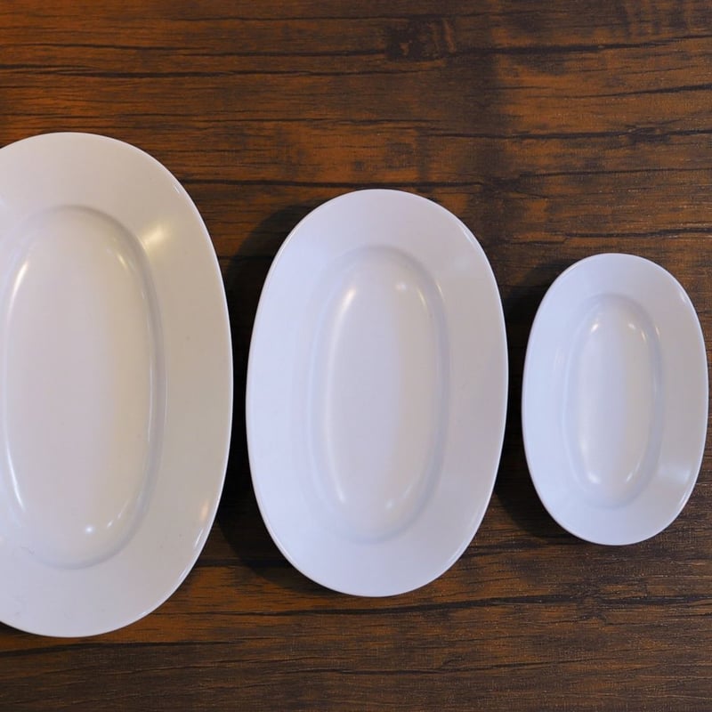 ユミコポーセリン オーバルプレート４枚セット yumiko iihoshi porcalain / oval plate SS | moth