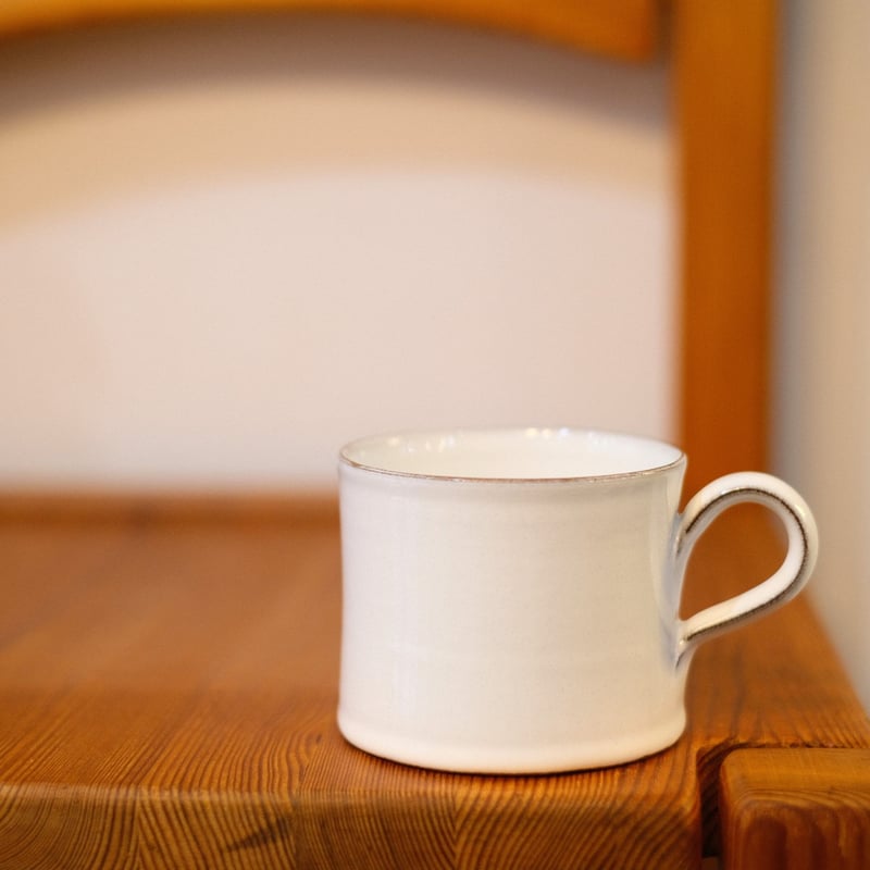 Jonas Lindholm / White Line -マグカップ S | mother d