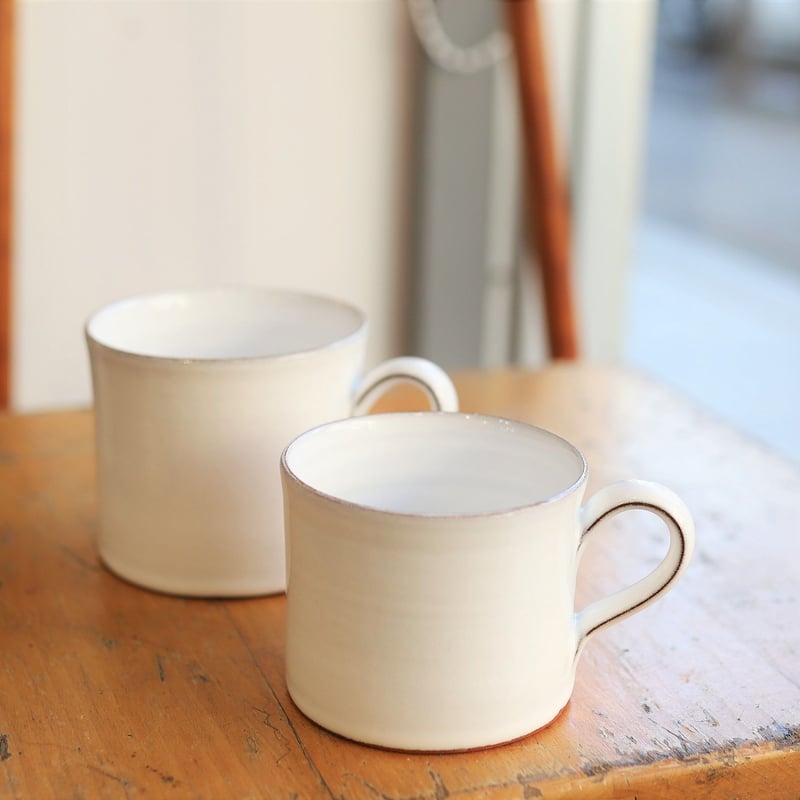 Jonas Lindholm / White Line -マグカップ S | mother d