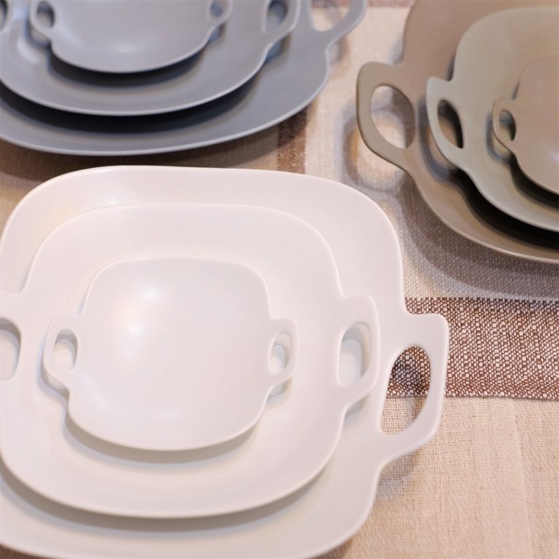 イイホシユミコ　ボンボヤージュ　Ｌサイズ　トリプレート bon voyage plate L - yumiko iihoshi porcelain 公式オンライン