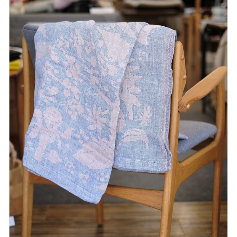美品ラプアン カンクリ リネン ブランケット LAPUAN KANKURIT LAPUAN KANKURIT – ハナトツキ interior zakka&flower
