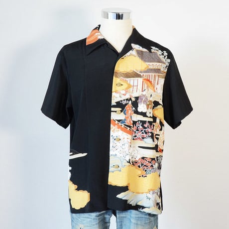 着物アロハシャツ_平安絵巻