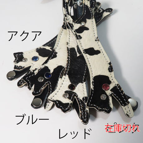 猫バッグチャーム＆草履チャーム　草履の目印に！　レザーチャーム
