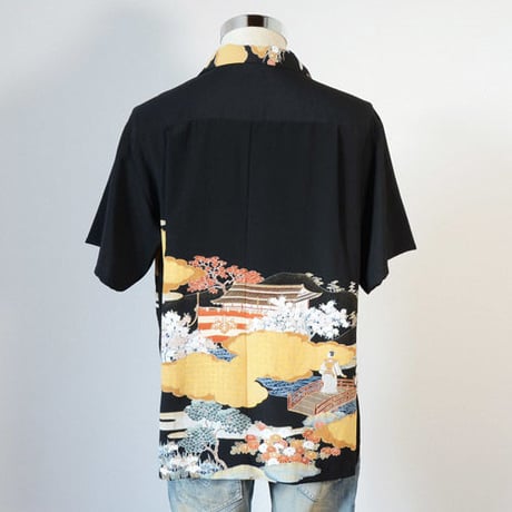 着物アロハシャツ_平安絵巻