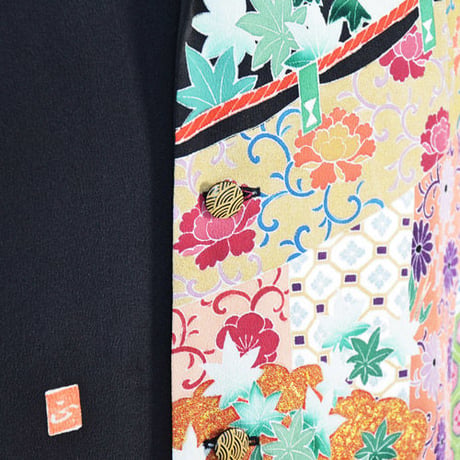 着物アロハシャツ_古典花づくし