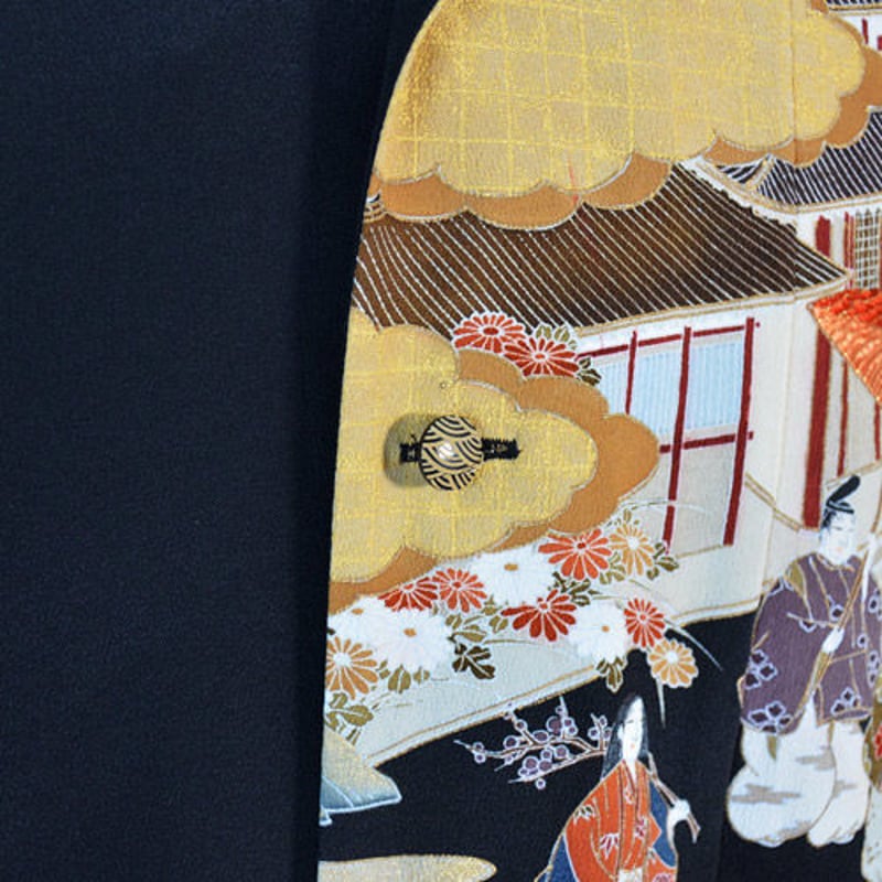 着物アロハシャツ_平安絵巻 | 和柄レザーバッグ・着物アロハシャツ販売