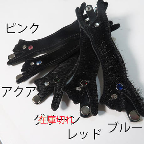 猫バッグチャーム＆草履チャーム　草履の目印に！　レザーチャーム
