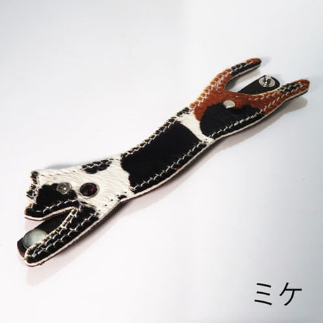猫バッグチャーム＆草履チャーム　草履の目印に！　レザーチャーム