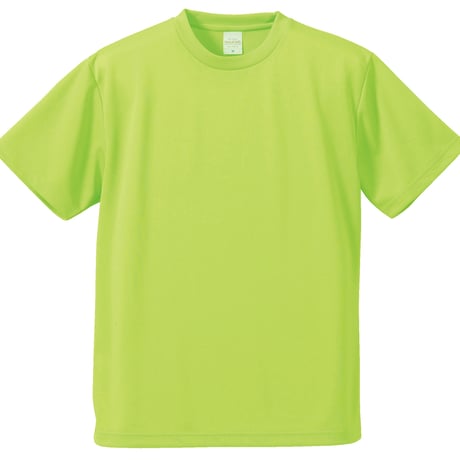 ドライTシャツ【ライムグリーン】
