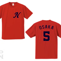 ナショナルズＨ型ドライTシャツ