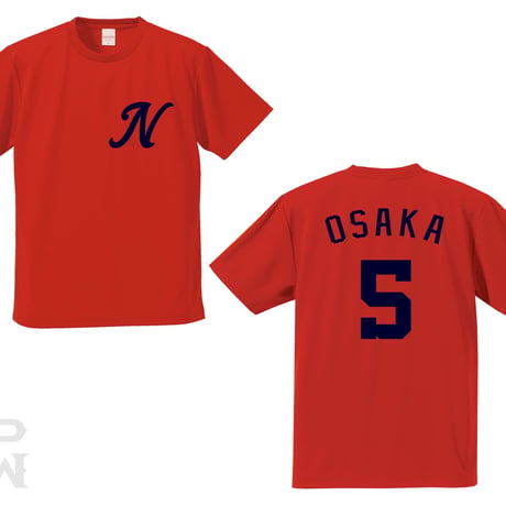 ナショナルズＨ型ドライTシャツ