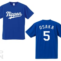 ドジャース型ドライTシャツ