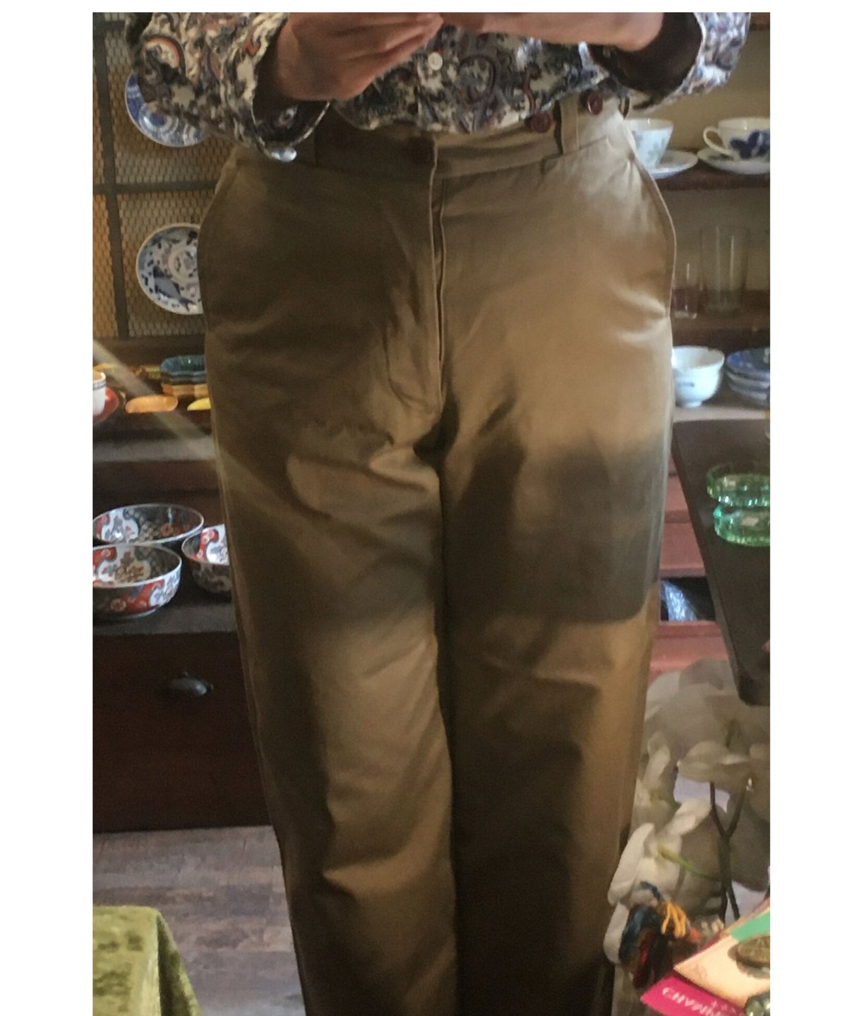 Nigel caborn woman BASIC CHINO | れいゆぅる rayures