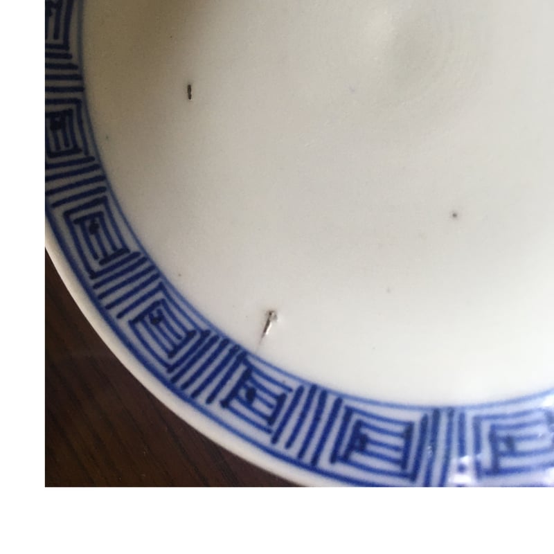 印判蓋付きお茶碗 船菊文様 明治時代 | れいゆぅる rayures