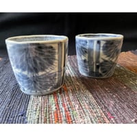 古伊万里　蕎麦猪口　染付竹笹文様　江戸後期