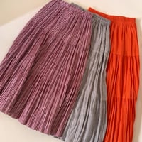 Rock mount Ranch Wear リネンティアードスカート