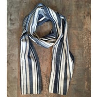 Nigelcabourn woman STOLE-LINEN STRIPE