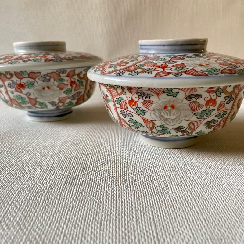 古伊万里 蓋付き蒸し茶碗 | れいゆぅる rayures