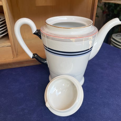 東洋陶器　カップ&ソーサフルセット輪線デザイン　共箱付き　昭和初期