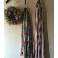 glen prince チェックコットンストール