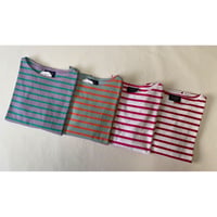 Leminor  Three quarter sleeve Boder T shirt 七分袖（薄手）20ゲージ