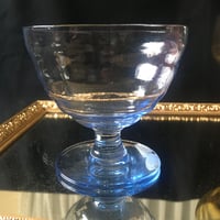 アイスクリーム器　ブルーガラス　昭和４０年代〜５０年代
