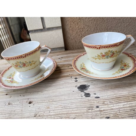 MADE IN OCCUPIED Japan カップ・ソーサーセット トリオ DRESDEN