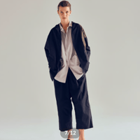 KONTRACT Ease Tuck Trousers c/peハイカウントウェザーワイドタックパンツ