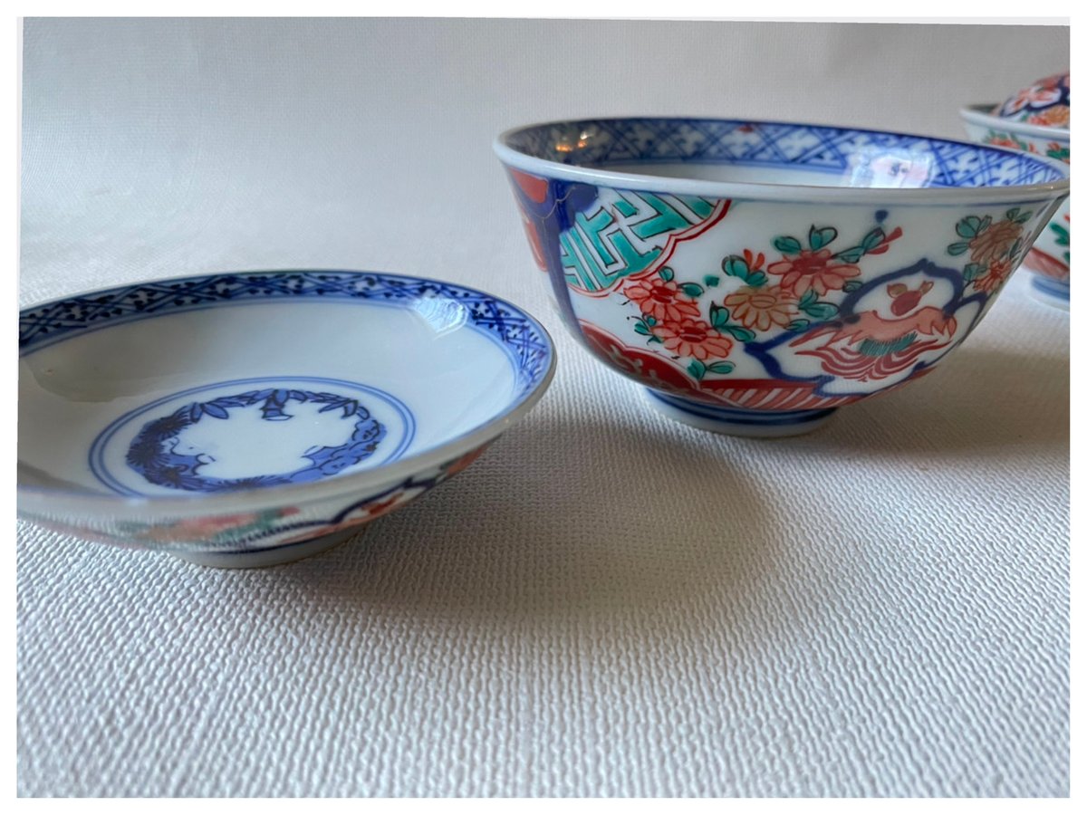 大聖寺伊万里 蓋付き茶碗 鳳凰文様 江戸後期 | れいゆぅる rayures