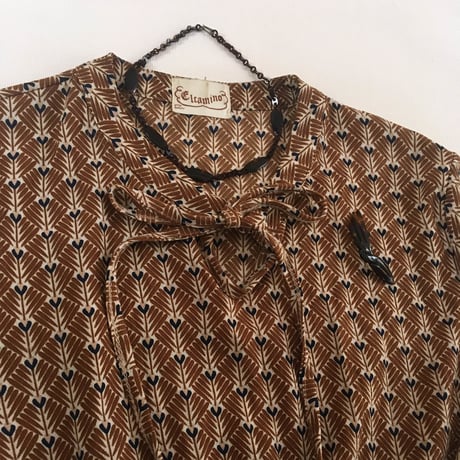 ヴィンテージネックレス　黒鼈甲　デッドストック（未使用品）