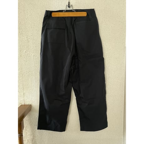 KONTRACT Ease Tuck Trousers c/peハイカウントウェザーワイドタックパンツ