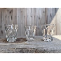 剣先コップ　プレスガラス　中/中小　　大正昭和初期
