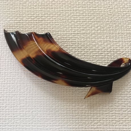 ヴィンテージブローチ　鼈甲リボン　デッドストック（未使用）大