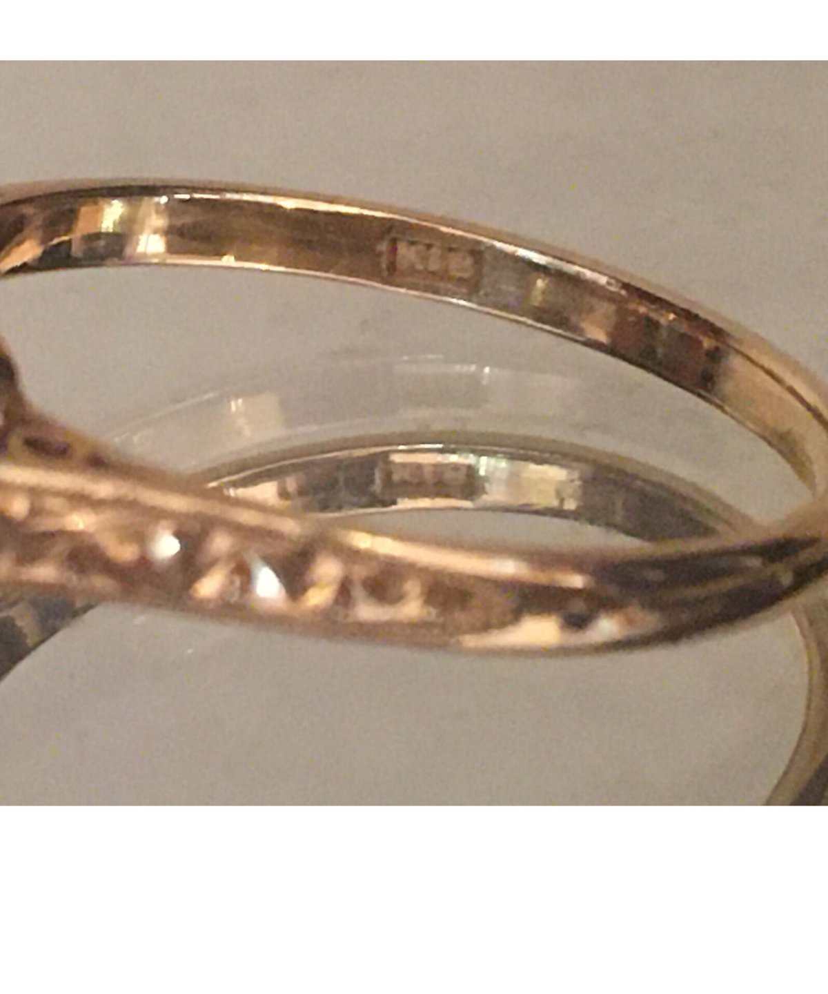 ヴィンテージパールリング 真珠指輪 K18刻印和彫り 未使用品 ヴィンテージパールリング 真珠指輪 K18刻印和彫り 未使用品
