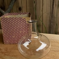 硝子徳利　（共箱付き）　大正昭和初期