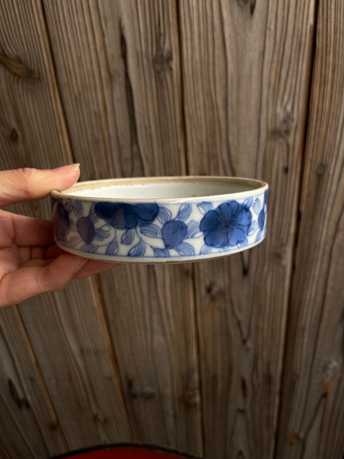 古伊万里 染付二段重 細線花文様 (共箱付) 江戸後期 | れいゆぅる rayures