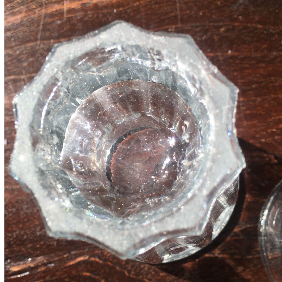 ５枚セット 型吹きガラス 明治 鉛ガラス 皿 5枚セット 型吹きガラス 明治 鉛ガラス 皿 5枚セット 型吹きガラス