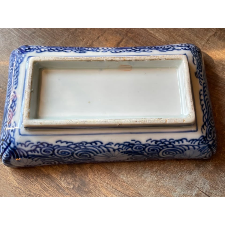 古伊万里色絵長角皿 花文様 明治時代 | れいゆぅる rayures