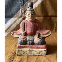 土人形　お内裏様　明治時代