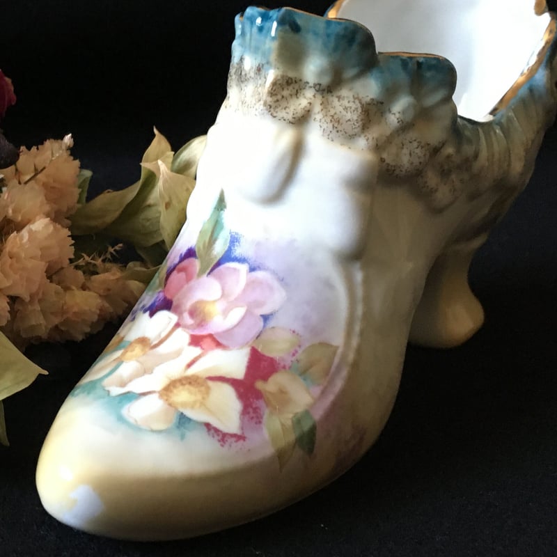刻印R.H フラワーベース 土日限定【美品】Delft Ram工房 フラワーベース刻印 シリアル