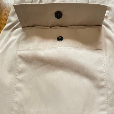 KONTRACT Ease Tuck Trousers c/peハイカウントウェザーワイドタックパンツ