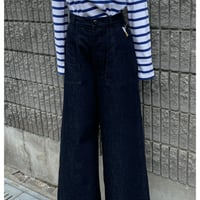 Nigel caborn woman WIDE BAKER PANT DENIM