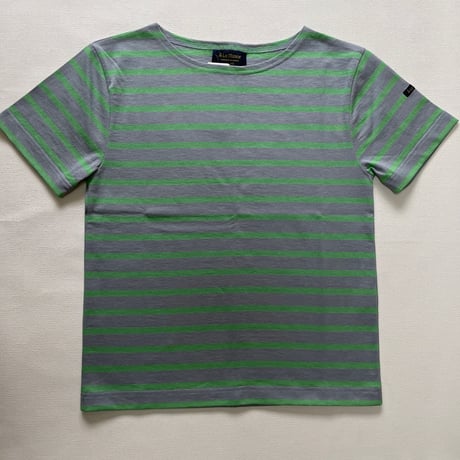 Le minor   ルミノア　 short sleeve  lateral stripes 20ゲージ（薄手）