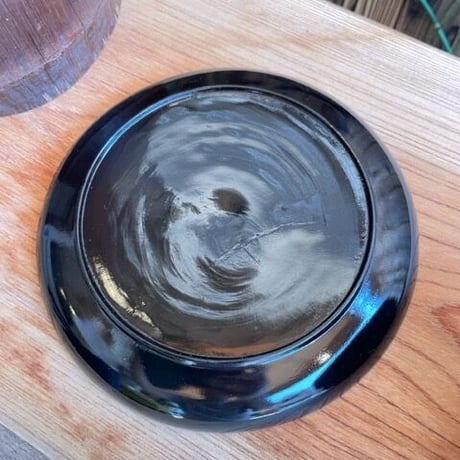 輪島塗　銘々皿　桐唐草文様　大正期