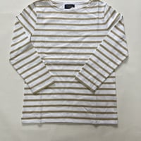 Leminor   Three quarter sleeve Boder T shirt 七分袖　20ゲージ（薄生地）