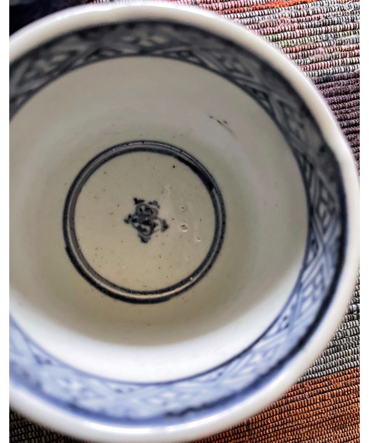 古伊万里 蕎麦猪口 染付竹笹文様 江戸後期 | れいゆぅる rayures