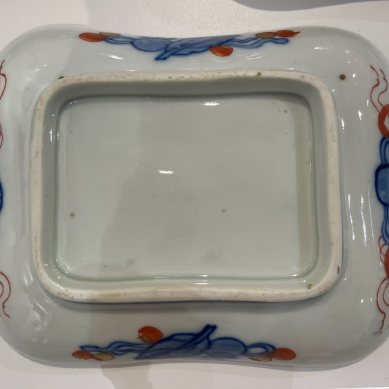 古伊万里 色絵変形皿 花鳥文様 明治期 | れいゆぅる rayures