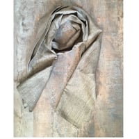 Nigelcabournwoman STOLE-LINEN CHAMBRAY