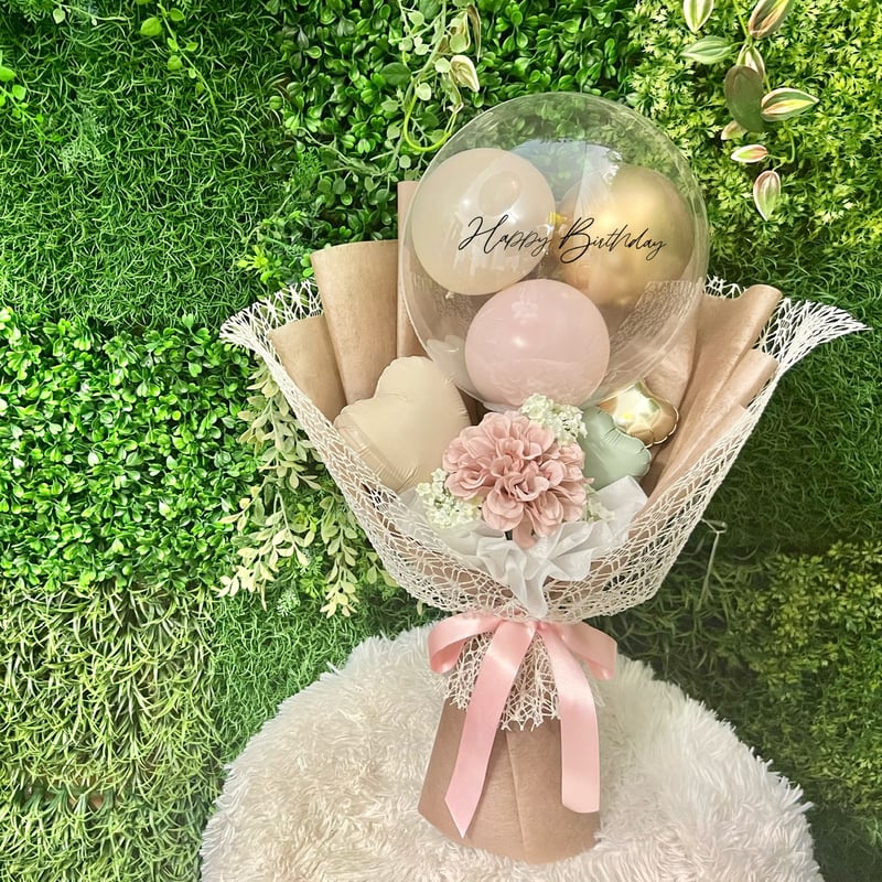 ミーシャ☆.。o○☆バルーンフラワーブーケNo.89 HBS-89 select balloon bouquet バルーンブーケ Mサイズ | oh