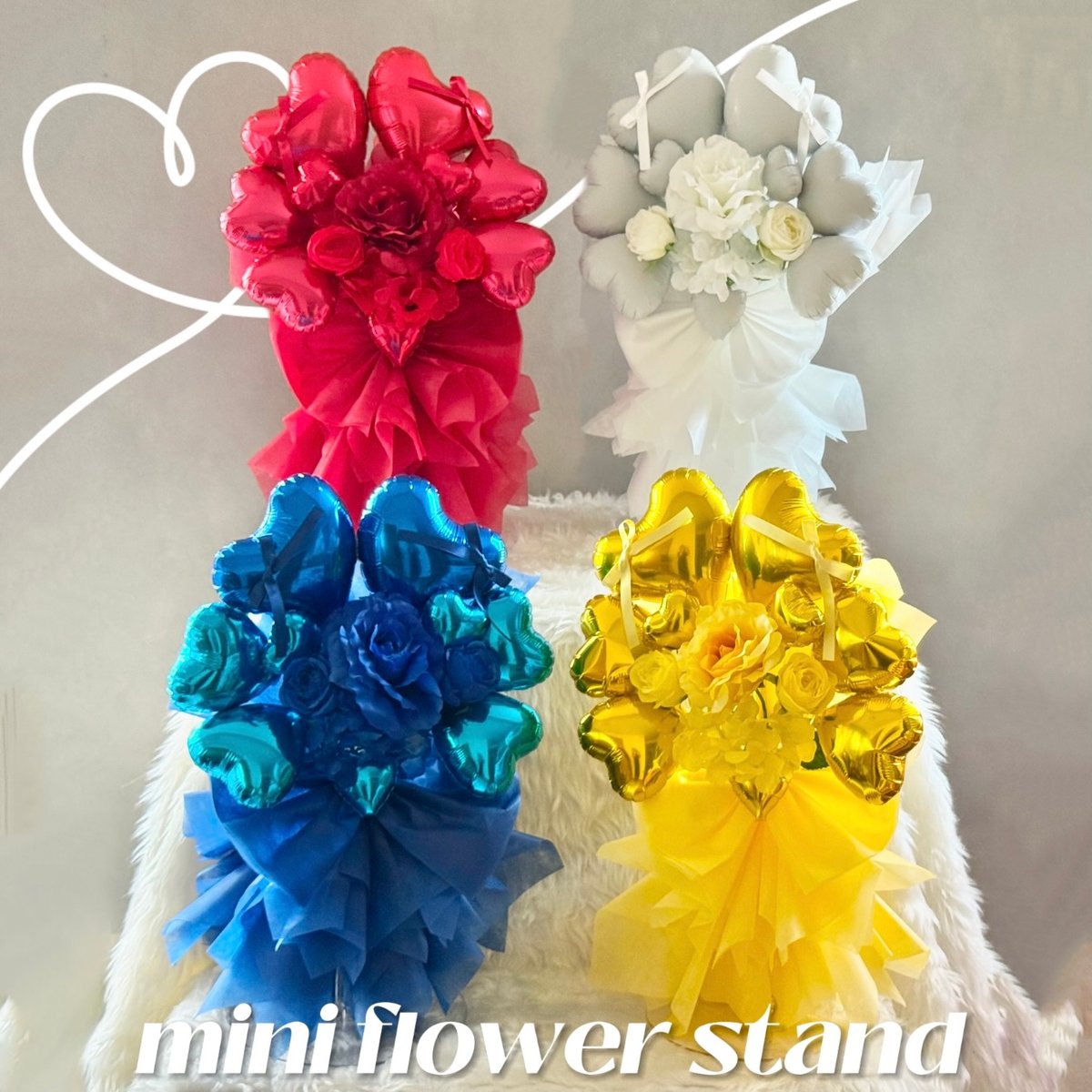 mini flower stand 【ミニフラスタ】推し活♡ | ohana balloon